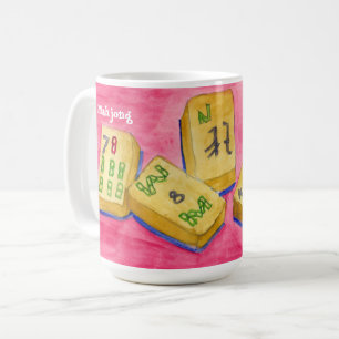 Caneca De Café Mahjong
