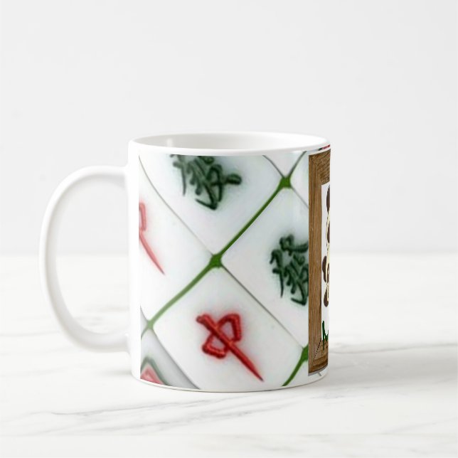 Caneca De Café Mahjong-dragões (Esquerda)