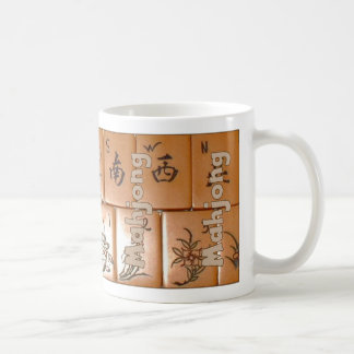 Caneca De Café Mahjong em azulejos (ajuste 4)