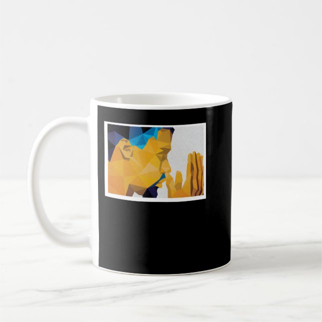 Caneca De Café Mahmoud Abdul Rauf Classic T Shirt (Esquerda)
