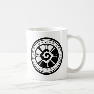 Caneca De Café Maia Hunab Ku Criador & Símbolos Planetários