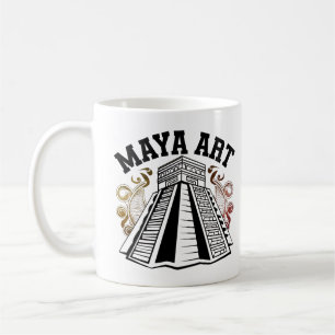 Caneca De Café Maias Padrões: Arte Eterno