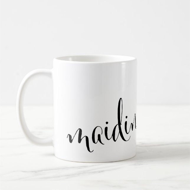 Caneca De Café Maidin mhaith Good Morning Irish Gaelic Mug (Esquerda)