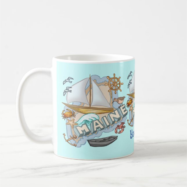 Caneca De Café Maine (Esquerda)