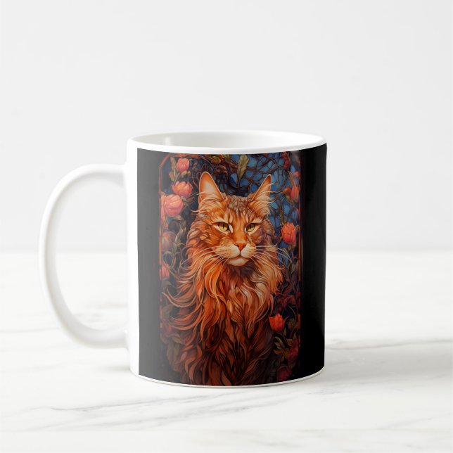 Caneca De Café Maine Coon cat (Esquerda)