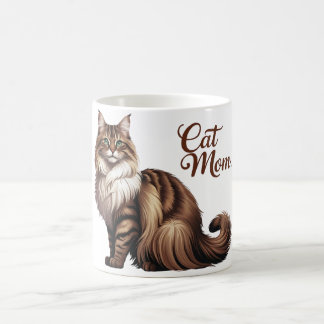 Caneca De Café Maine Coon Empire Cat Mãe Mug I