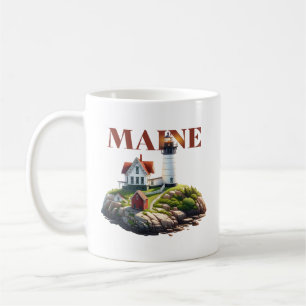 Caneca De Café Maine Lighthouse