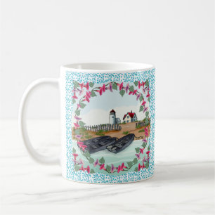 Caneca De Café Maine Lighthouse do Cabo Neddick