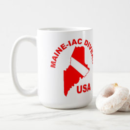 Caneca De Café Maineiac Divers Classic Logo 15oz Mug