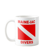 Maineivers Dive Flag Logotipo Mug