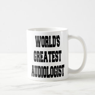 Caneca De Café Maior Audiologista do Mundo