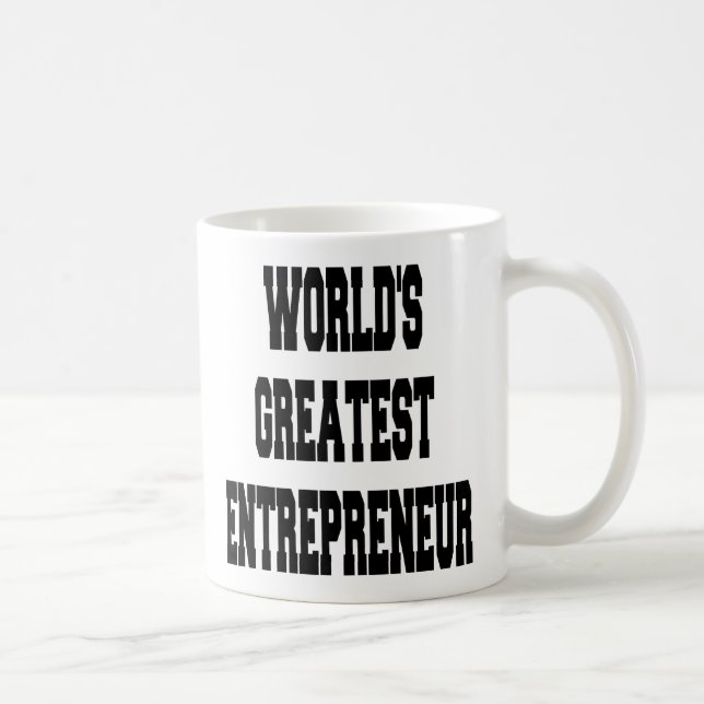 Caneca De Café Maior Empreendedor do Mundo (Direita)