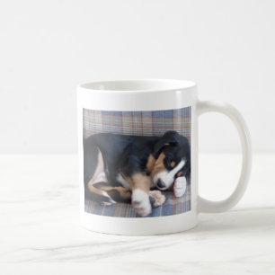 Caneca De Café maior filhote de cachorro suíço do cão da monta