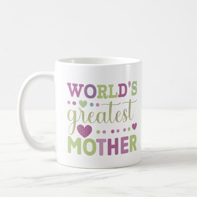 Caneca De Café Maior Mãe do Mundo (Esquerda)
