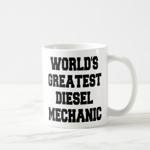 Caneca De Café Maior Mecânico diesel do mundo