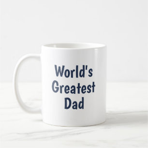 Caneca De Café Maior Pai Clássico Personalizado do Mundo