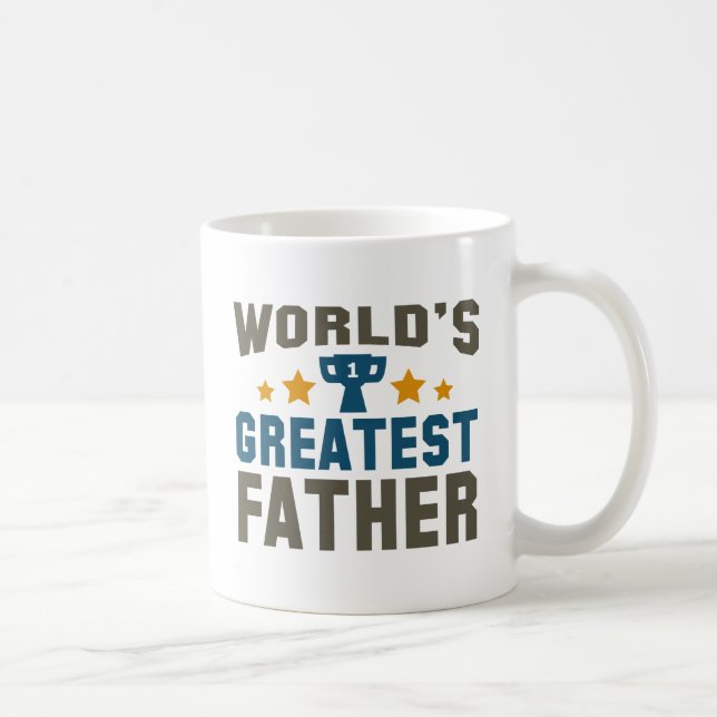 Caneca De Café Maior Pai do Mundo (Direita)