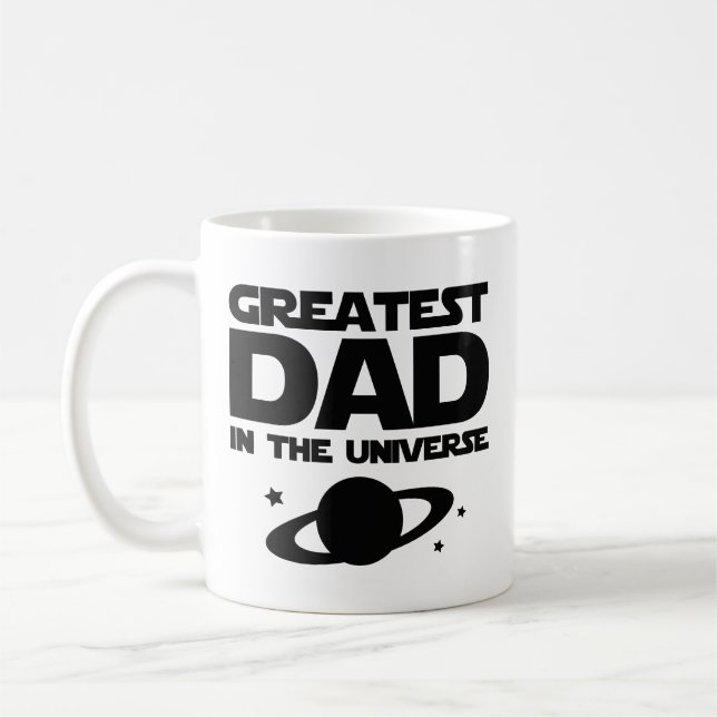 Caneca De Café Maior Pai Do Universo Da Mug De Café (Esquerda)