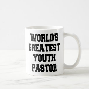 Caneca De Café Maior Pastor Jovem do Mundo