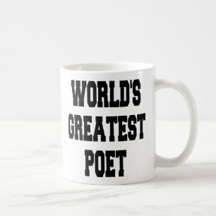 Caneca De Café Maior Poeta do Mundo