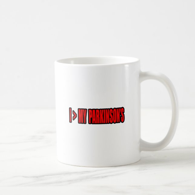 Caneca De Café Maior que o Parkinson (Direita)
