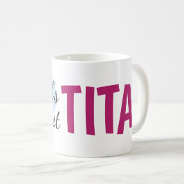 Caneca De Café Maior Tita (11 oz) Café Mug do Mundo
