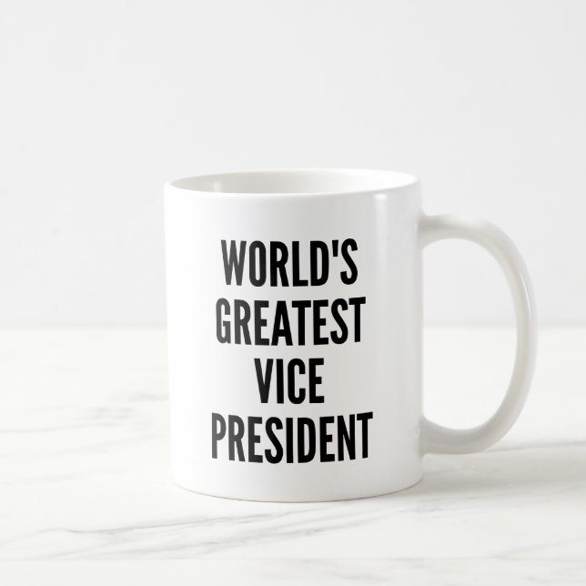 Caneca De Café Maior Vice-Presidente do Mundo (Direita)