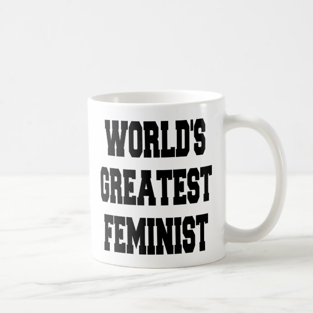 Caneca De Café Maiores Feministas do Mundo (Direita)