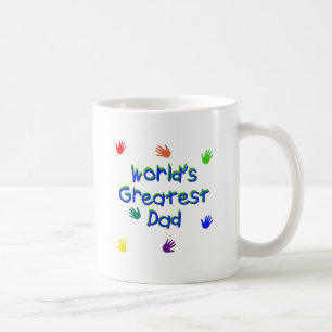 Caneca De Café Maiores impressões de Pai do mundo branco