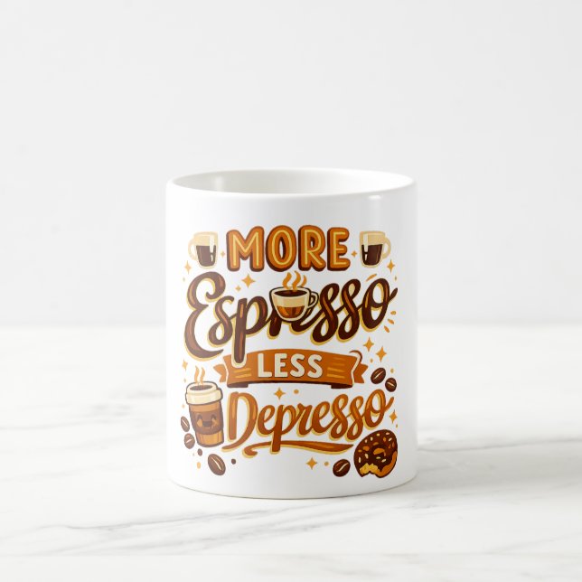 Caneca De Café Mais Café Menos Depressão (Centro)