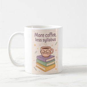 Caneca De Café Mais Café Menos Sílaba Engraçado