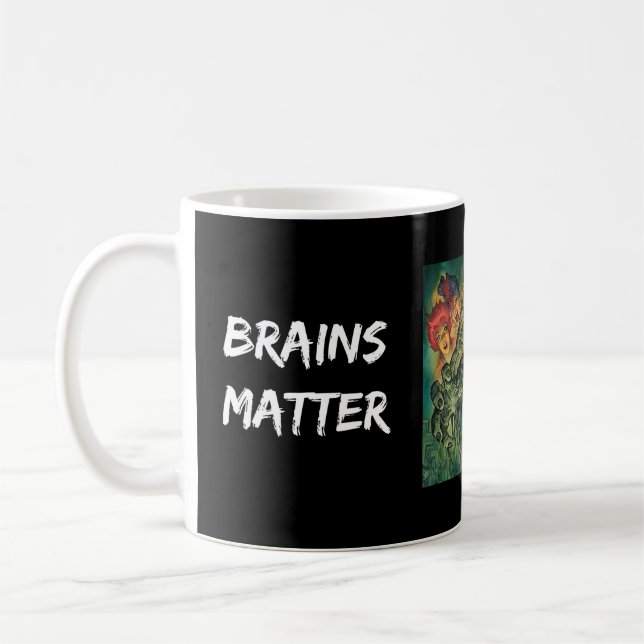 Caneca De Café Mais Cérebros (Esquerda)