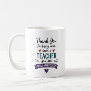 Caneca De Café Mais do que um Professor Verdadeiramente Apreciado