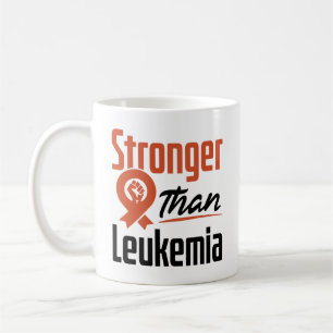 Caneca De Café Mais Forte Que A Leucemia Sobrevivente de câncer S