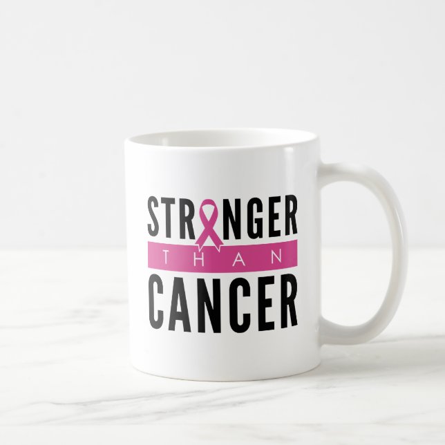 Caneca De Café Mais Forte que o Câncer (Direita)