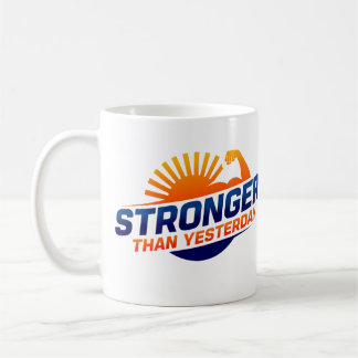 Caneca De Café Mais Forte Que Ontem