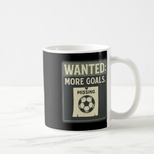 Caneca De Café Mais Gols Queridos Cartaz Retro Fã de Futebol