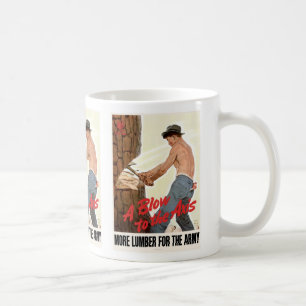 Caneca De Café Mais madeira para o Exército