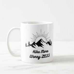 Caneca De Café Mais preocupações menos o presente do Camping Hove