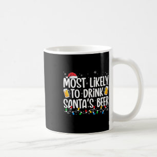 Caneca De Café Mais Propenso a Beber a Cerveja do Papai Noel Dive