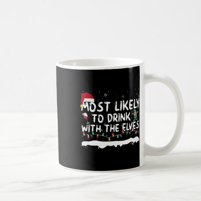 Caneca De Café Mais Propenso a Beber Com Elfos Família Correspond (Direita)