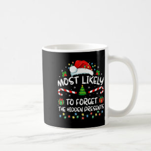 Caneca De Café Mais Propenso a Esquecer o Natal Familiar Escondid