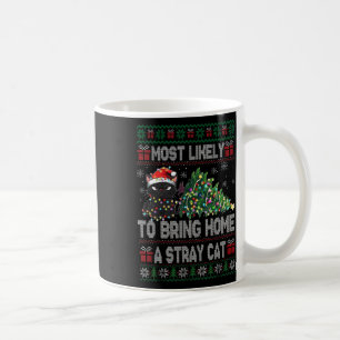 Caneca De Café Mais Propenso a Levar para Casa um Gato de Rua Árv