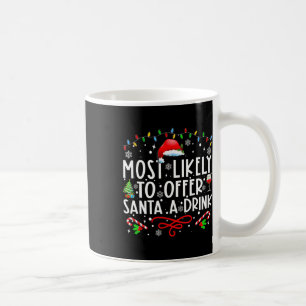 Caneca De Café Mais Propenso a Oferecer uma Bebida ao Papai Noel