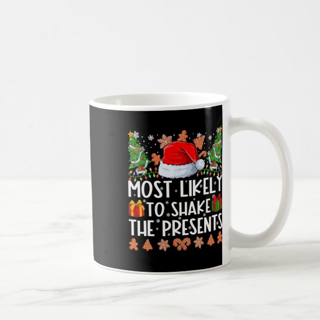 Caneca De Café Mais Propenso a Sacudir as Apresentações do Natal  (Direita)