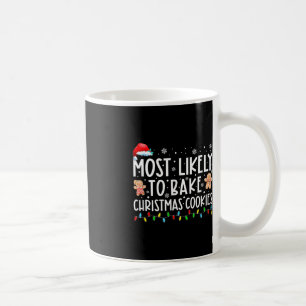 Caneca De Café Mais Provável A Assar De Biscoitos De Natal