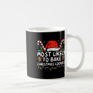 Caneca De Café Mais Provável A Assar De Biscoitos De Natal