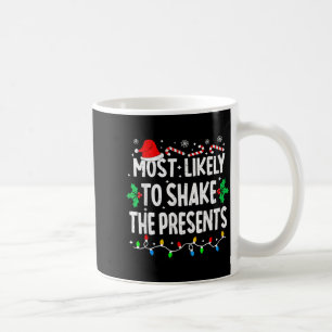 Caneca De Café Mais Provável De Sacudir O Natal Combinado Com A F
