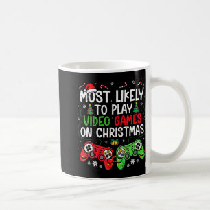 Caneca De Café Mais Provável Para Jogos De Vídeo No Natal Diverti