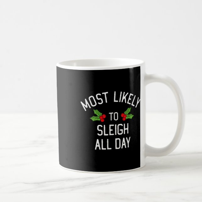 Caneca De Café Mais Provável Para O Jogo De Natal. (Direita)